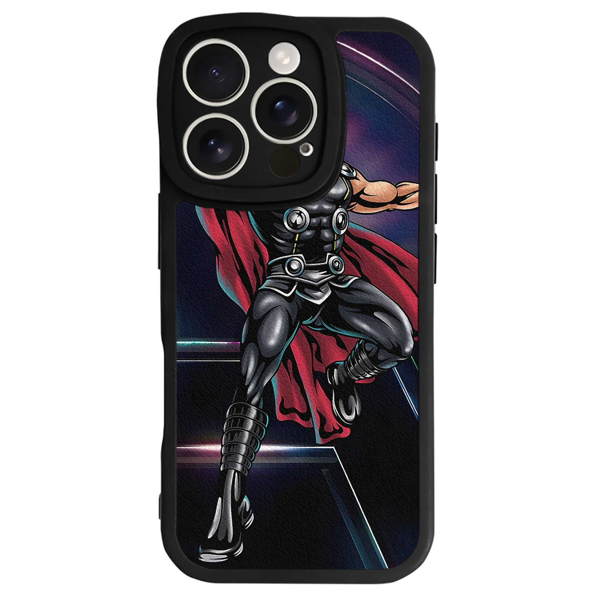 （画像用） アベンジャーズ The Avengers 【iPhone 16シリーズ対応】シリコンスマホケース（レザー調） 材質：シリコン